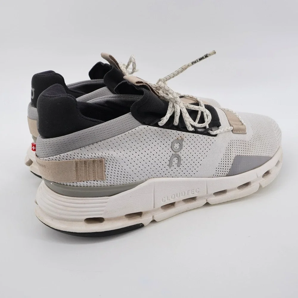 On Cloud Cloudnova Running Sneakers Grey Tan N/A Women 10